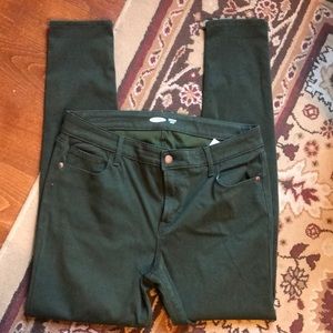 Old navy rockstar super skinny 14 Tall. Olive green.